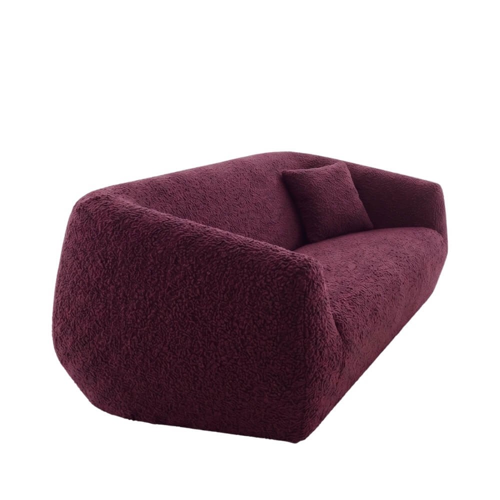 Ligne Roset Uncover Aubergine Large Sofa