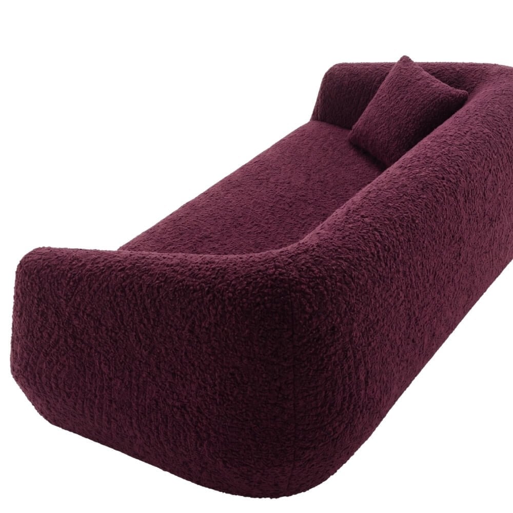 Ligne Roset Uncover Aubergine Large Sofa