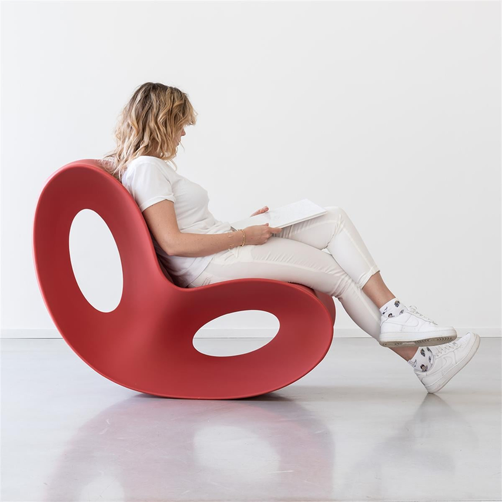 Magis Voido Orange Rocking Chair