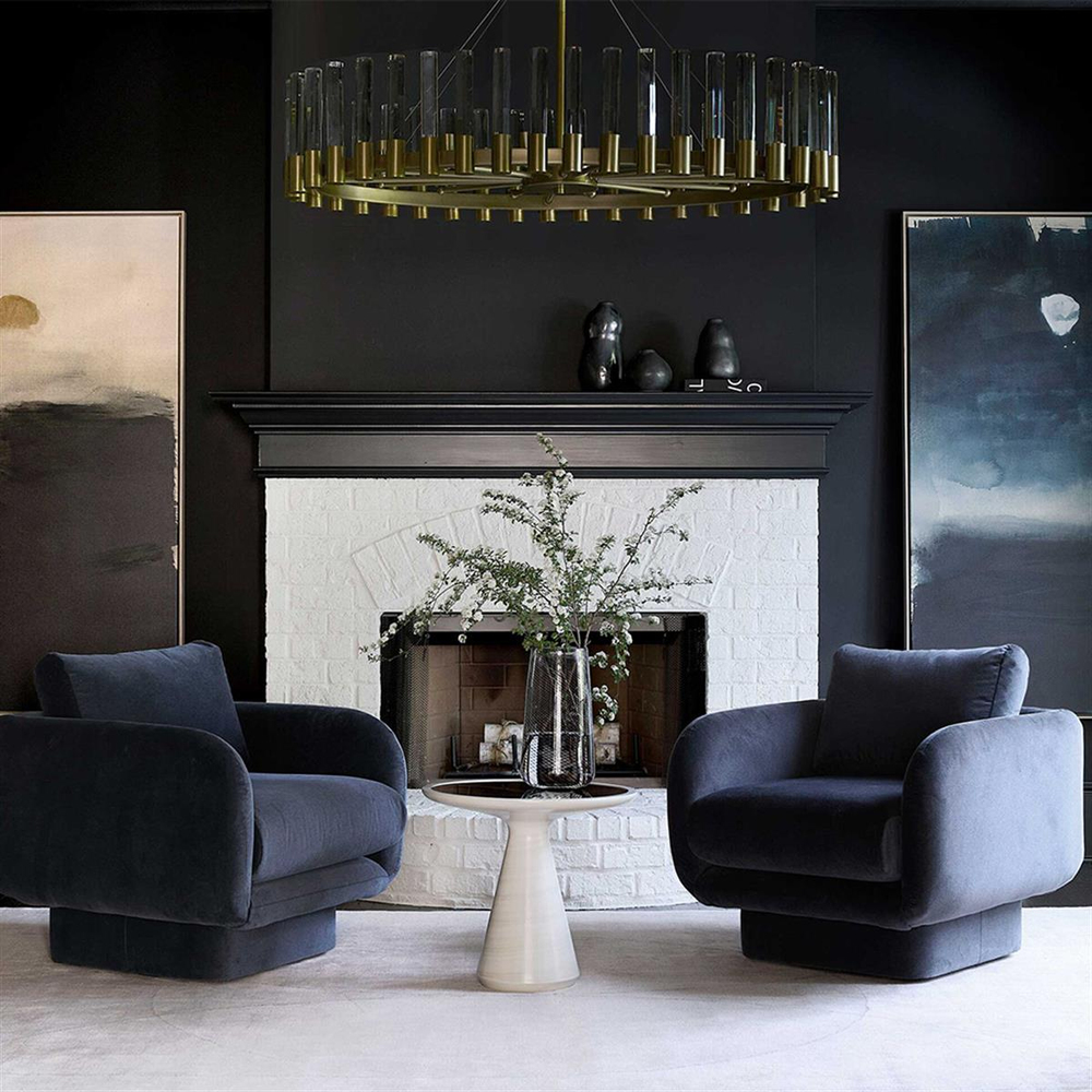 Mitchell Gold+Bob Williams Addie Low White Side Table