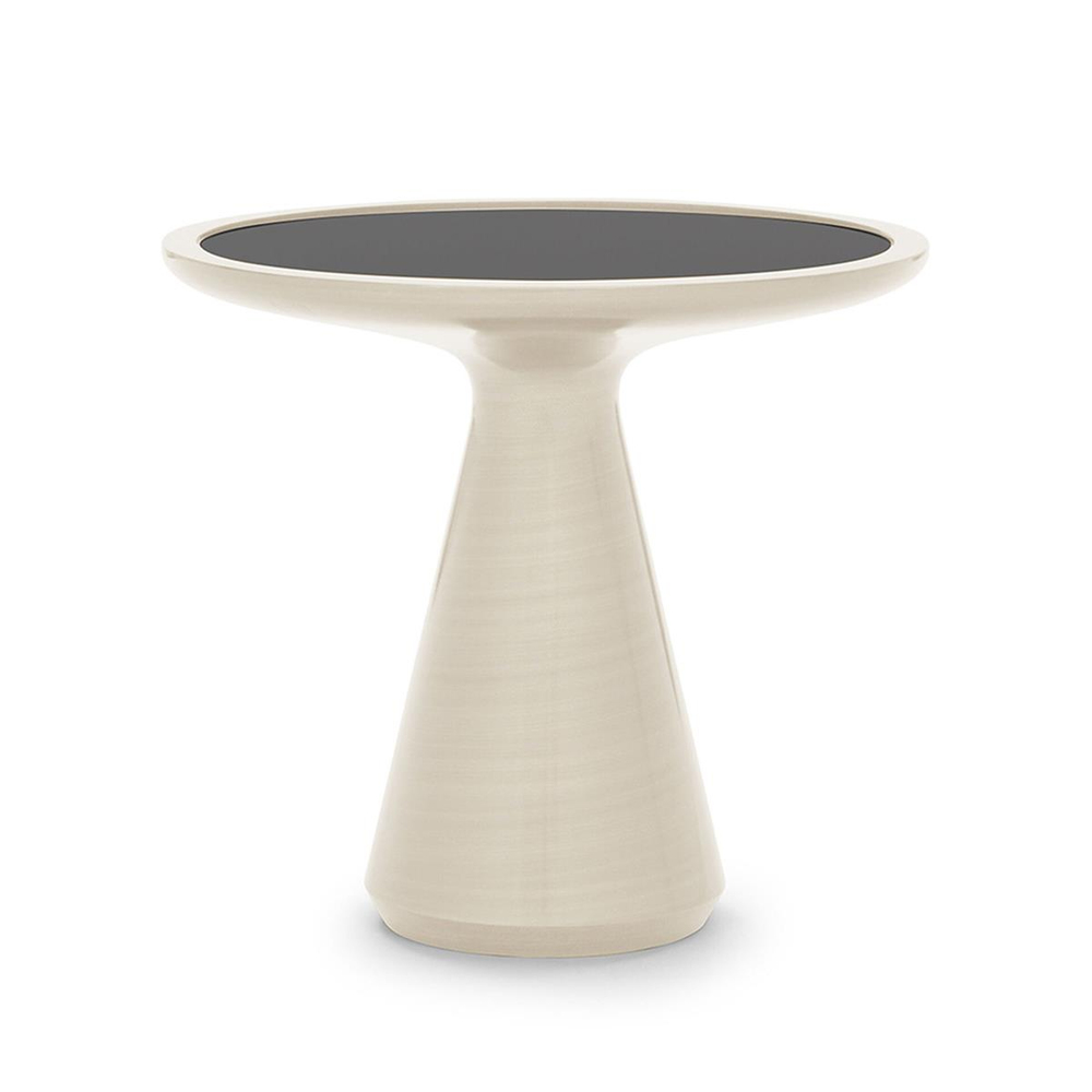 Mitchell Gold+Bob Williams Addie Low White Side Table