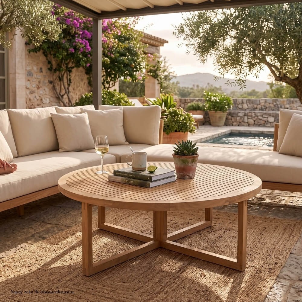 Alfresco Milan Round Coffee Table