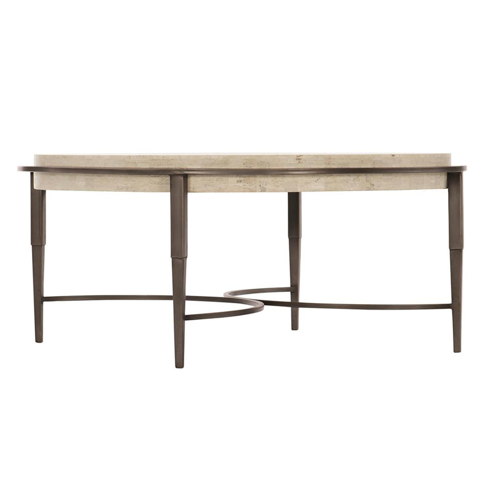 Bernhardt Barclay Travertine Coffee Table