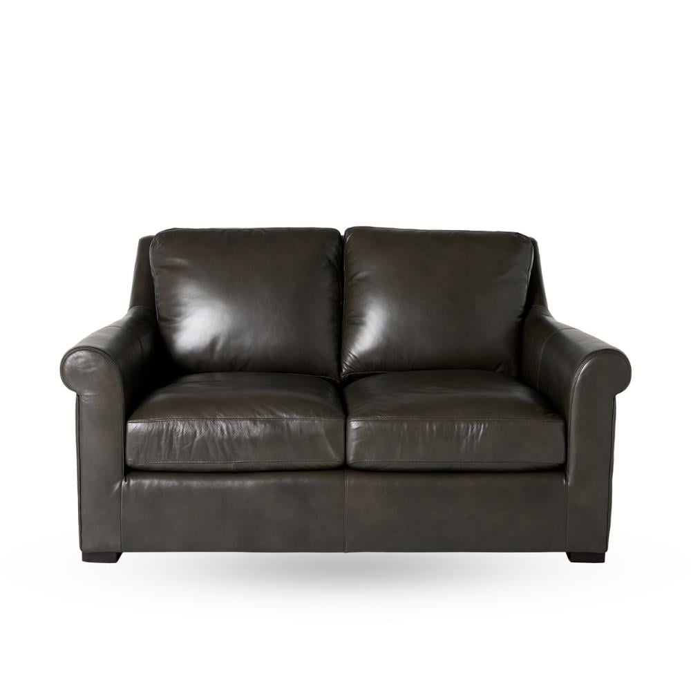 Bernhardt Kiernan Two-Seat Leather Sofa