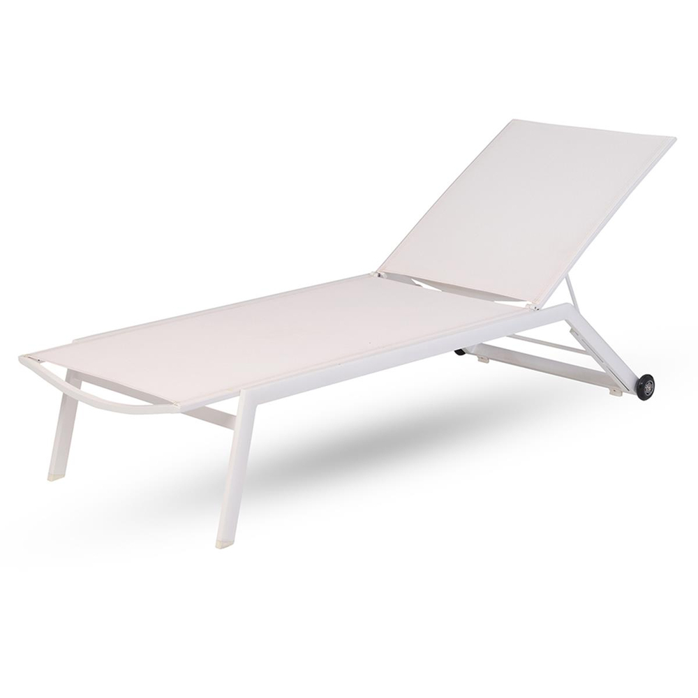 Purer Bondi White Sun Lounger