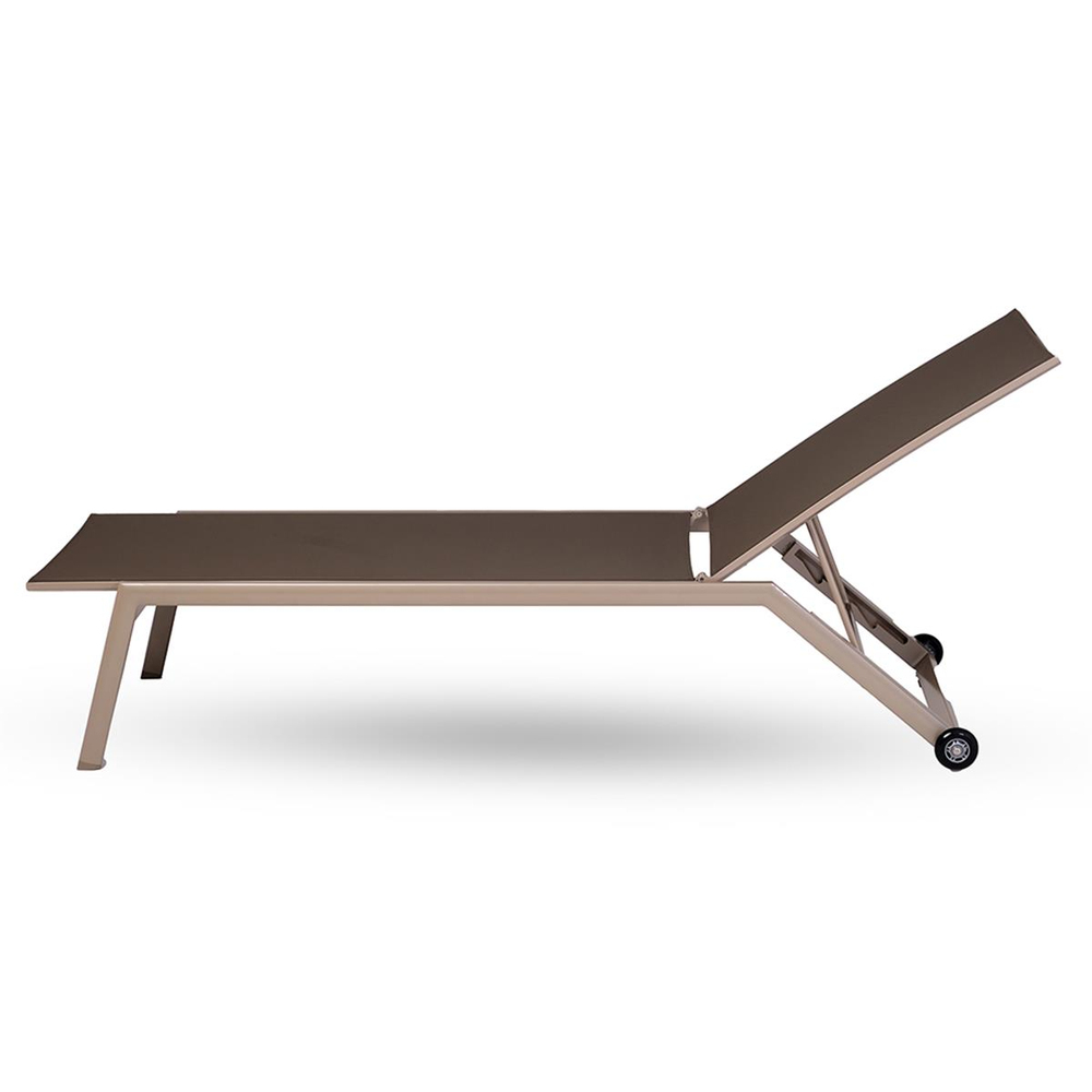 Purer Bondi Mink Brown Sun Lounger
