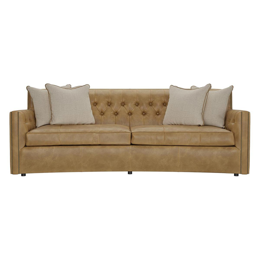 Bernhardt Candace Crescent Three-Seat Sofa