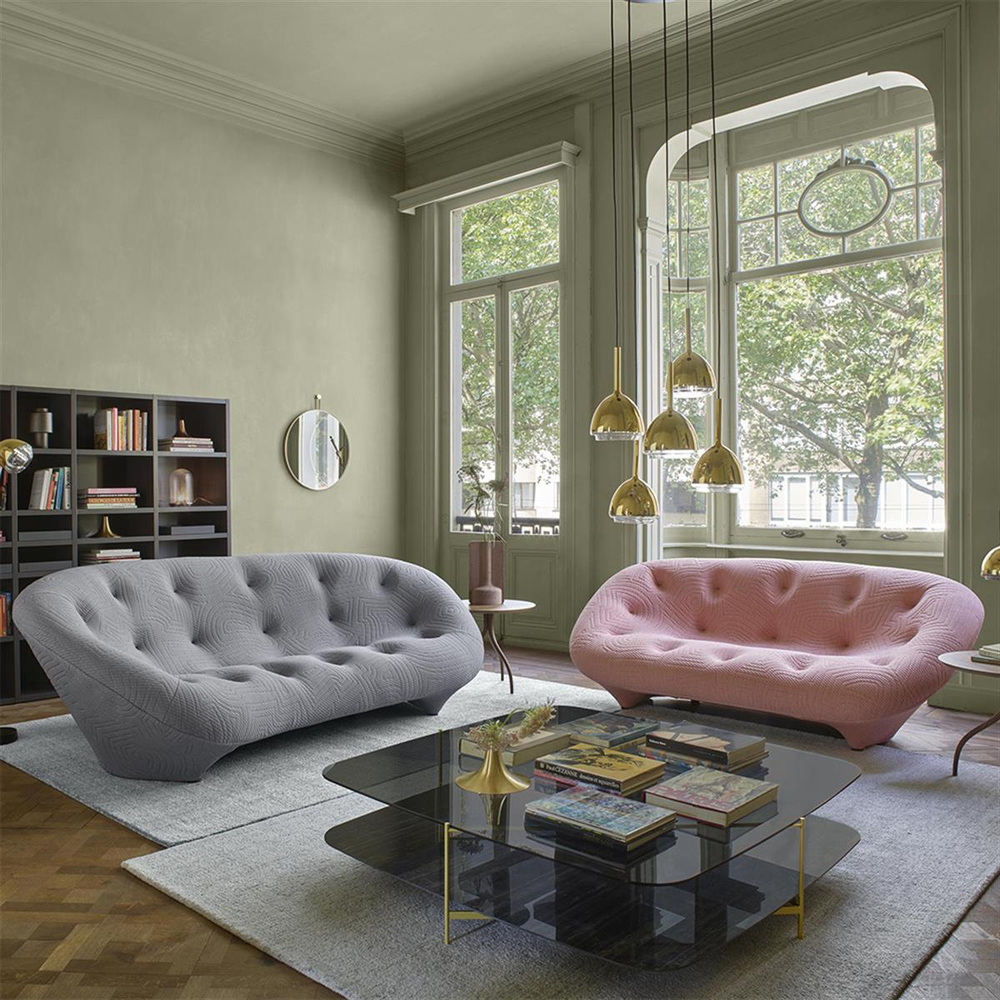 Ligne Roset Clyde Grey Smoke Coffee Table