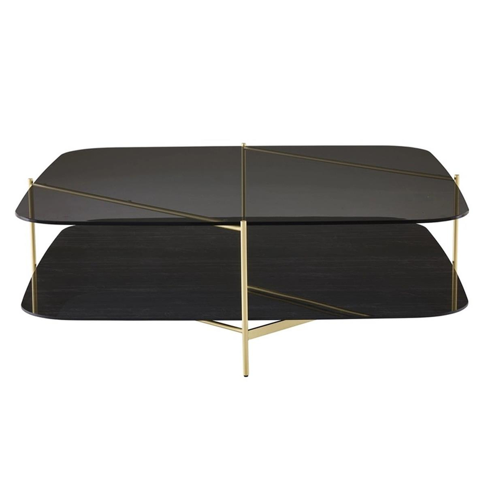 Ligne Roset Clyde Grey Smoke Coffee Table