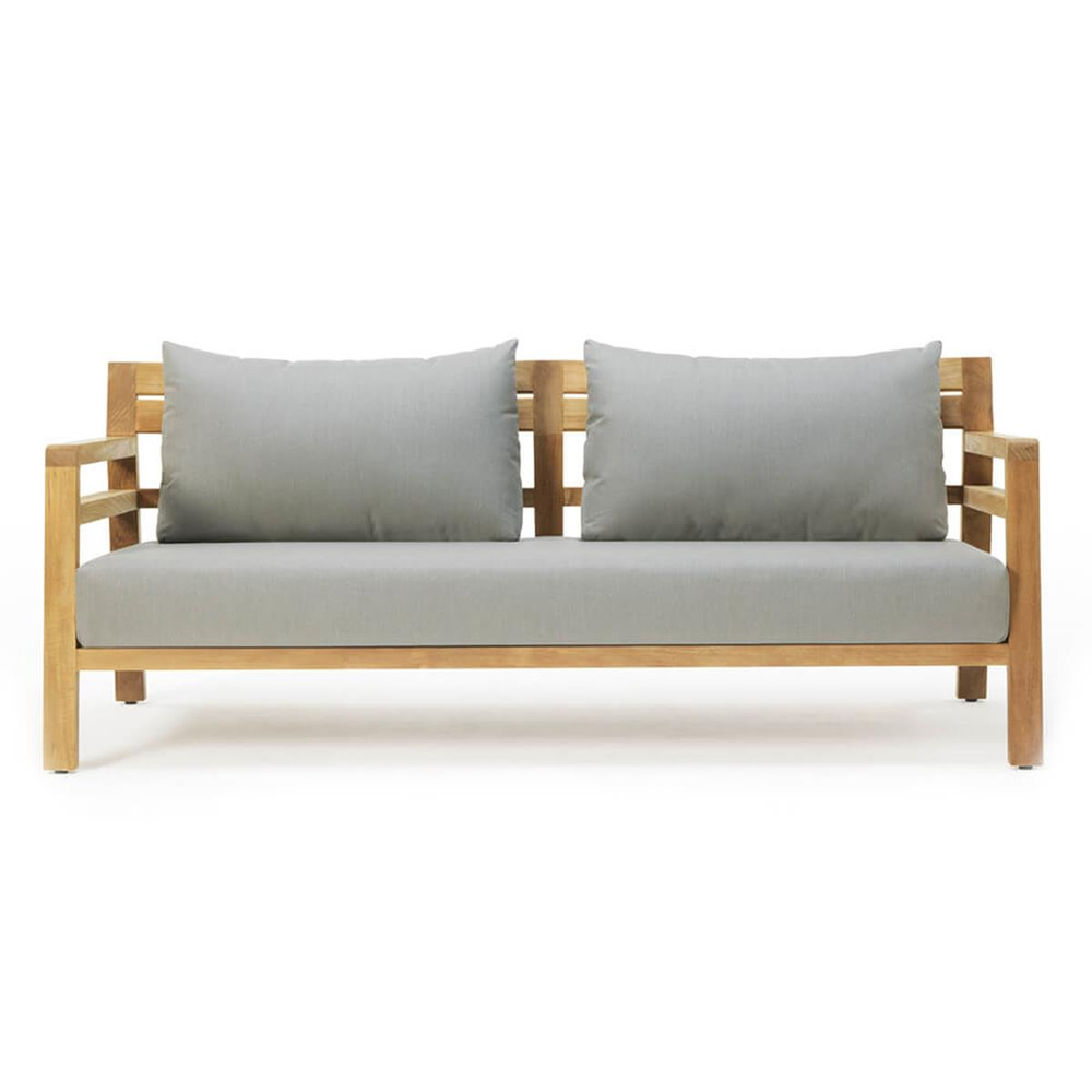 Ethimo Costes Natural Teak Üçlü Kanepe