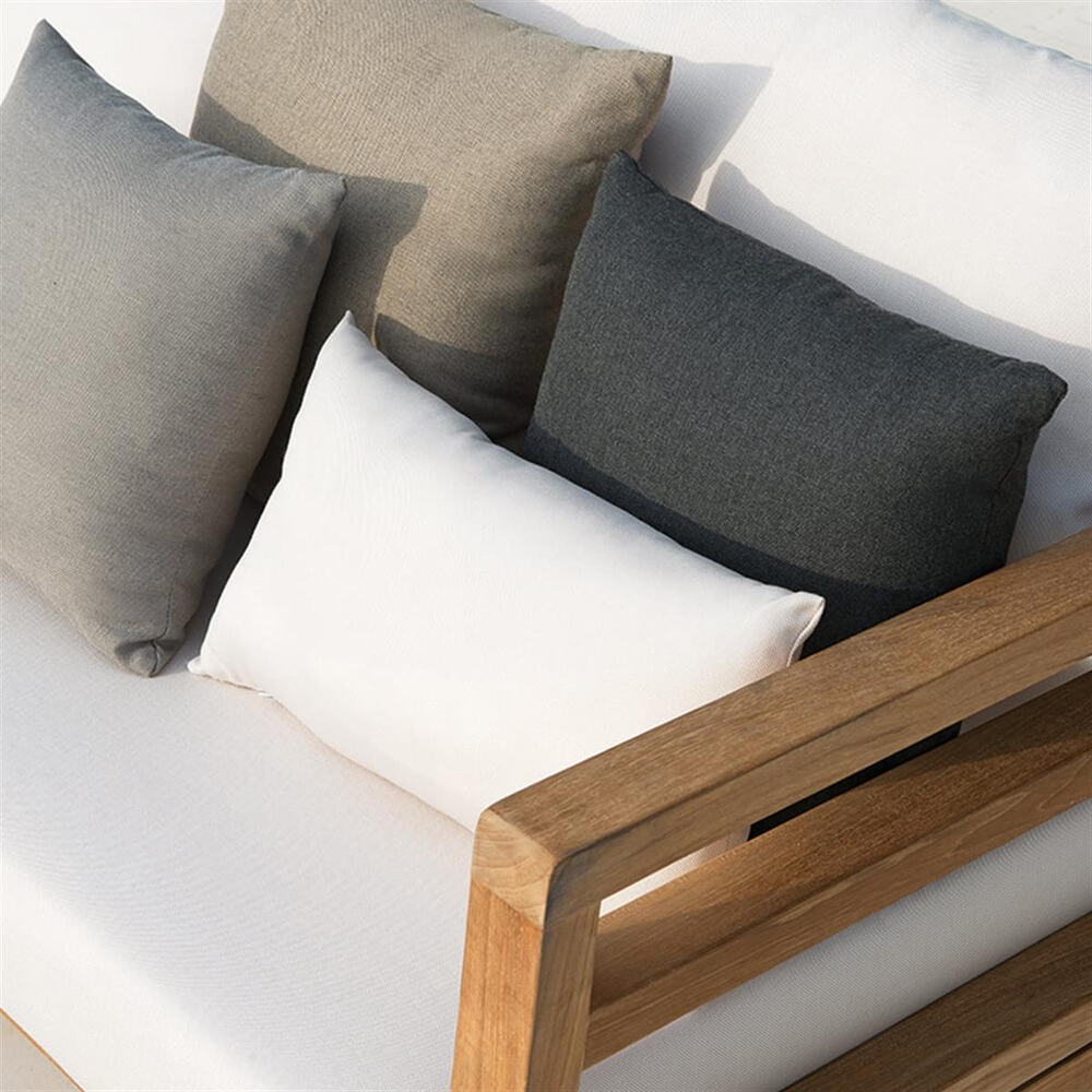 Ethimo Costes Natural Teak Üçlü Kanepe