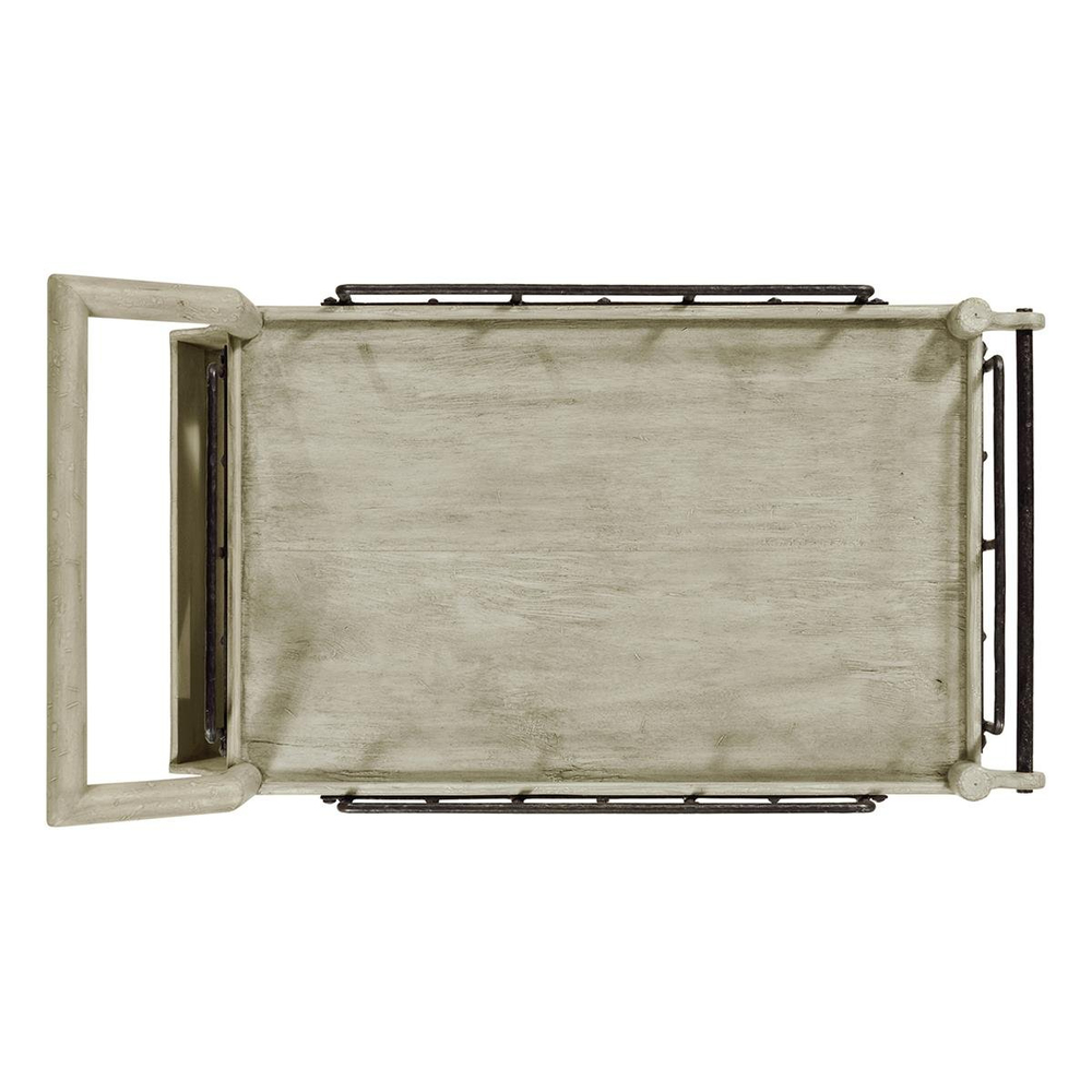 Jonathan Charles Country Rustic Grey Servis Arabası