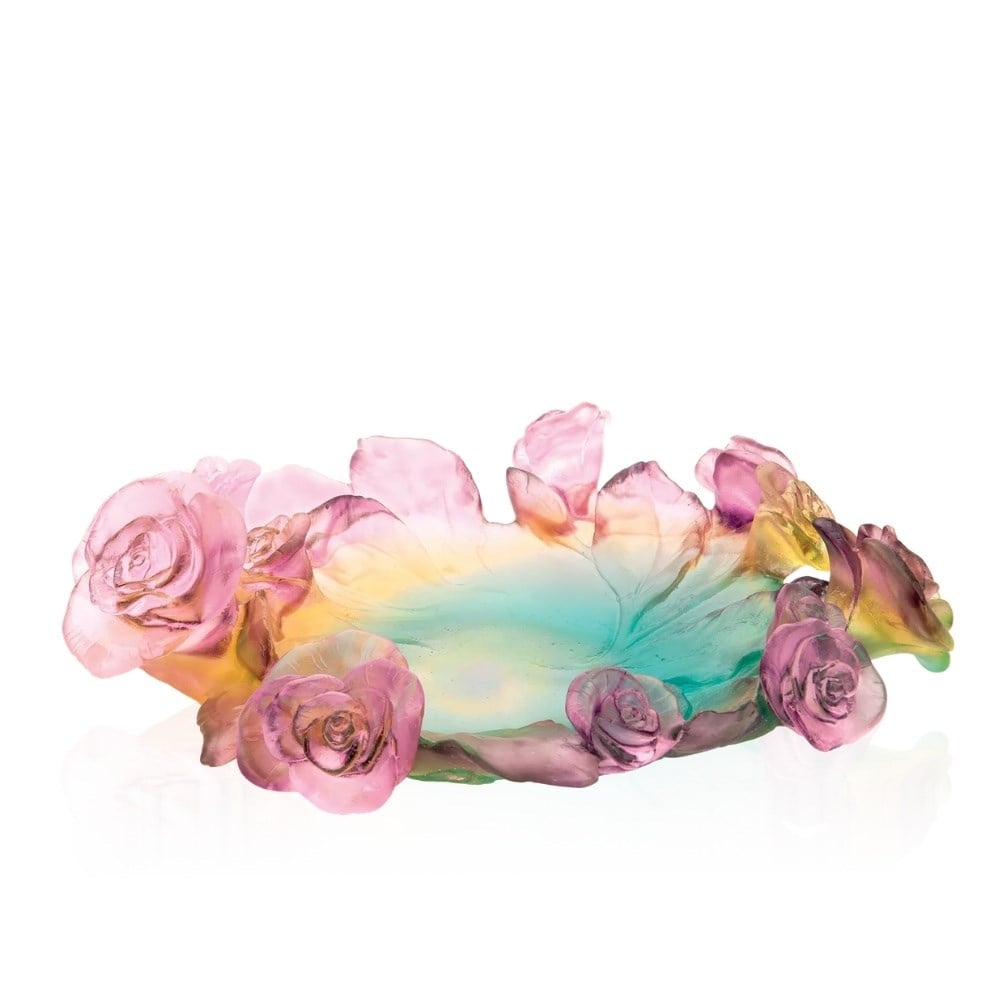 Rose Passion Bowl - Pink,Green