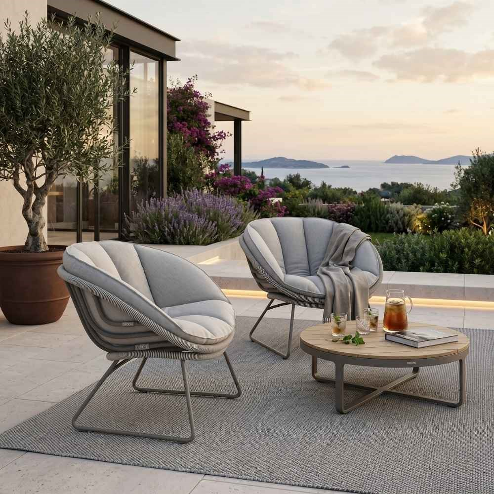 Dedon Kida Shade Touch Lounge Chair