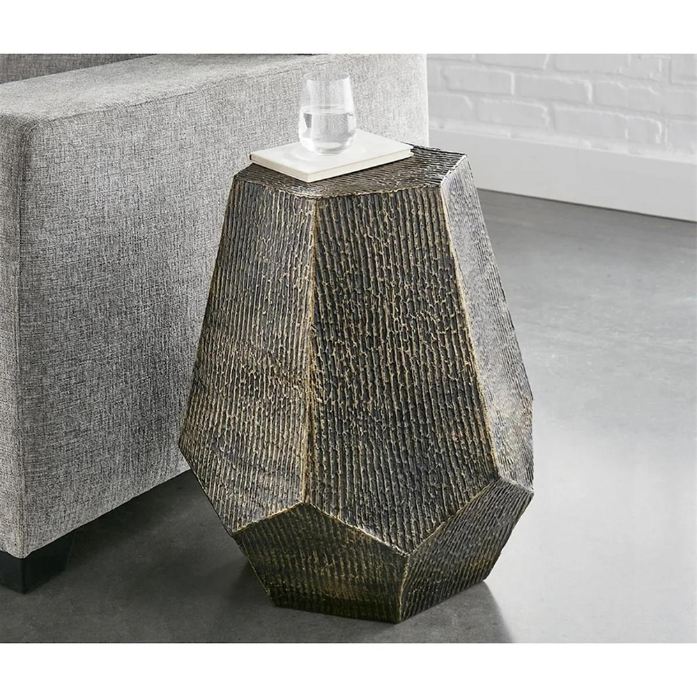 Steve Silver Donato Octagon Side Table