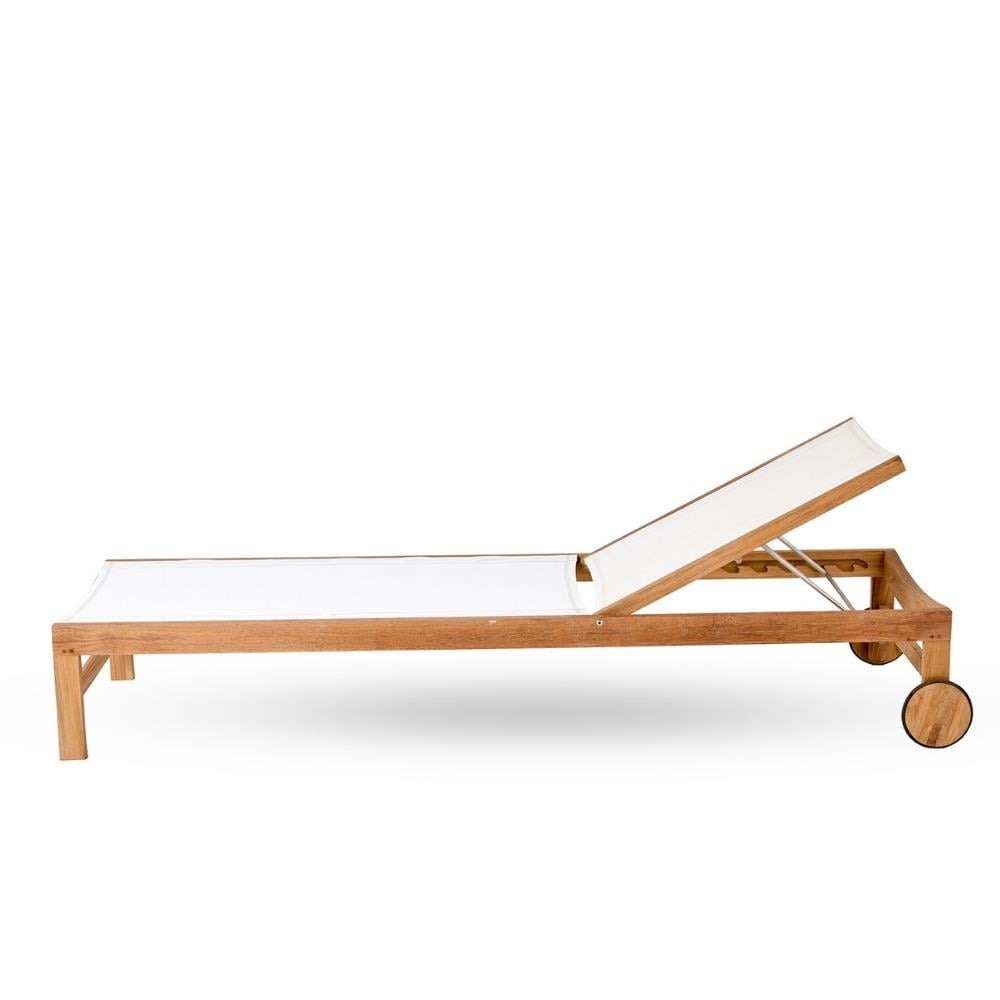 Ethimo Sand Teak Sunbed