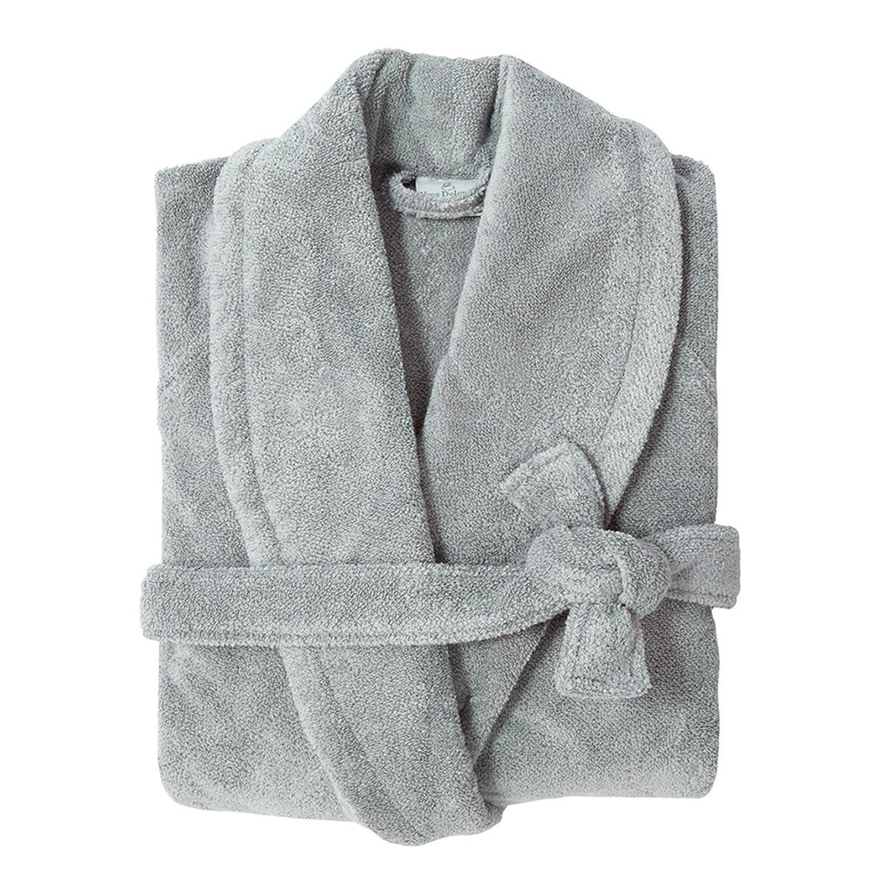 Yves Delorme Etoile Unisex Platine Bornoz