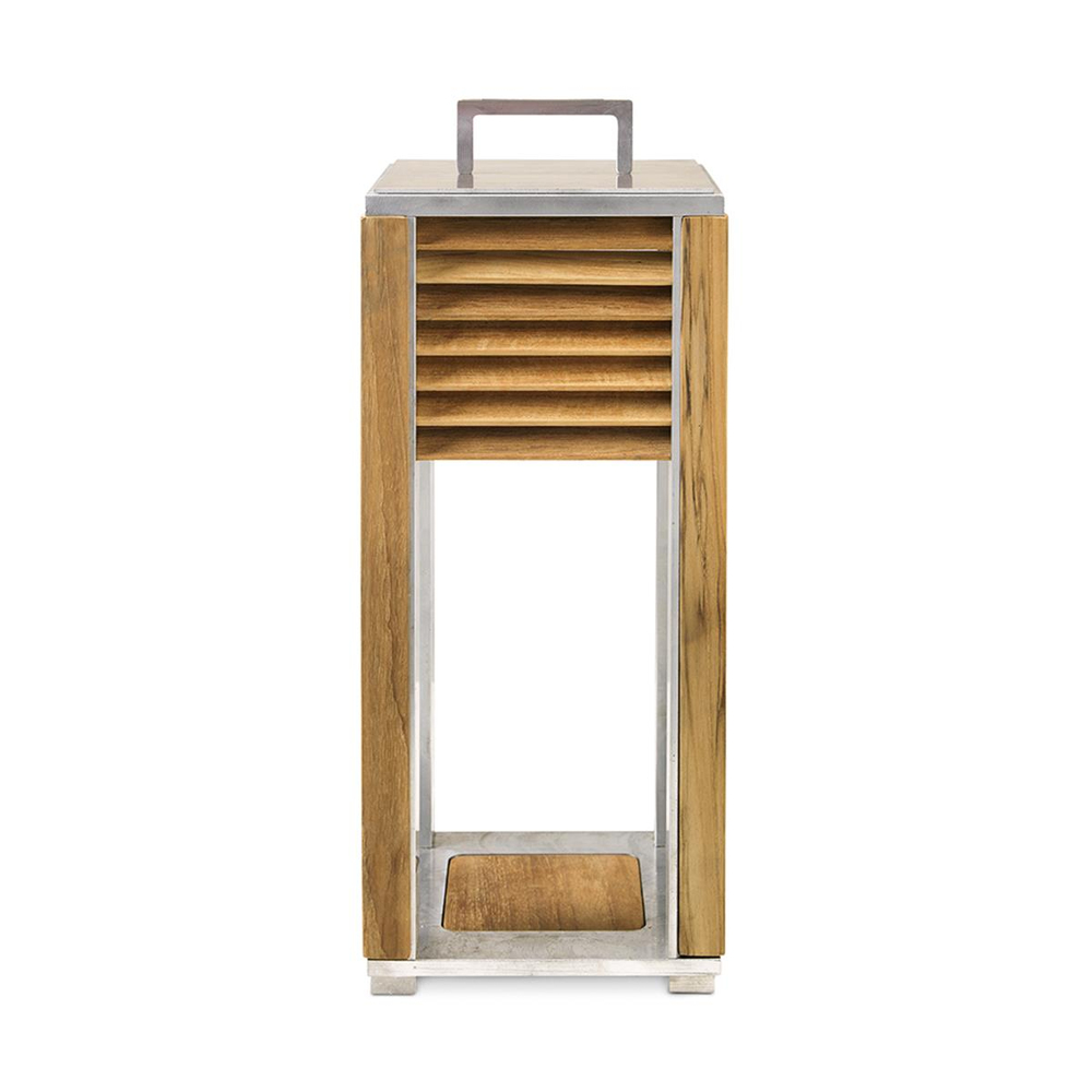 Ethimo Ginger Aluminum and Teak Table Lamp