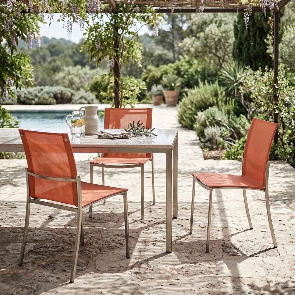 Gloster Fusion Flame Metal Bahçe Sandalyesi
