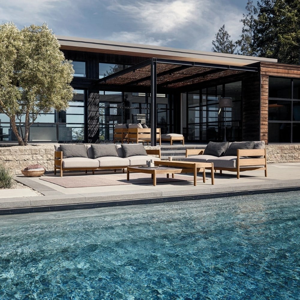 Gloster Haven Teak İkili Kanepe