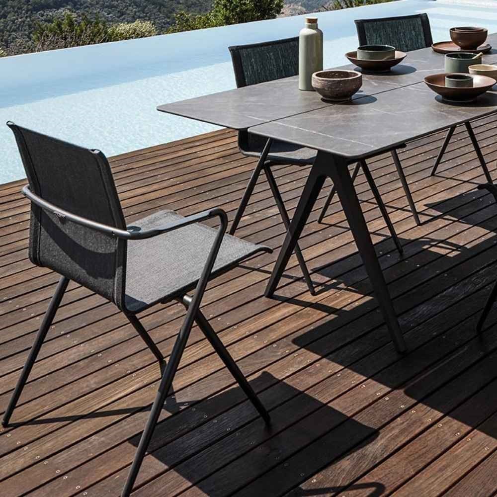 Gloster Ryder Anthracite Bahçe Sandalyesi
