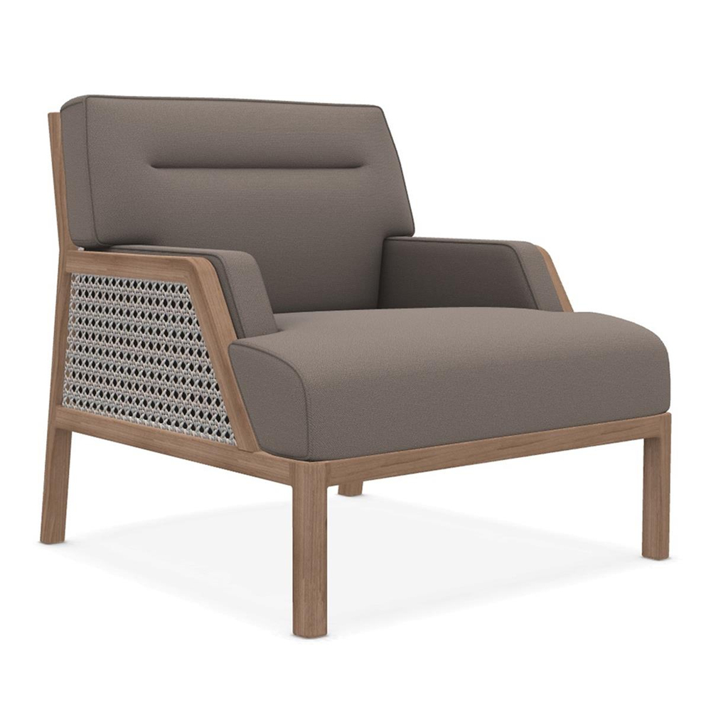 Ethimo Grand Life Teak Light Grey Berjer