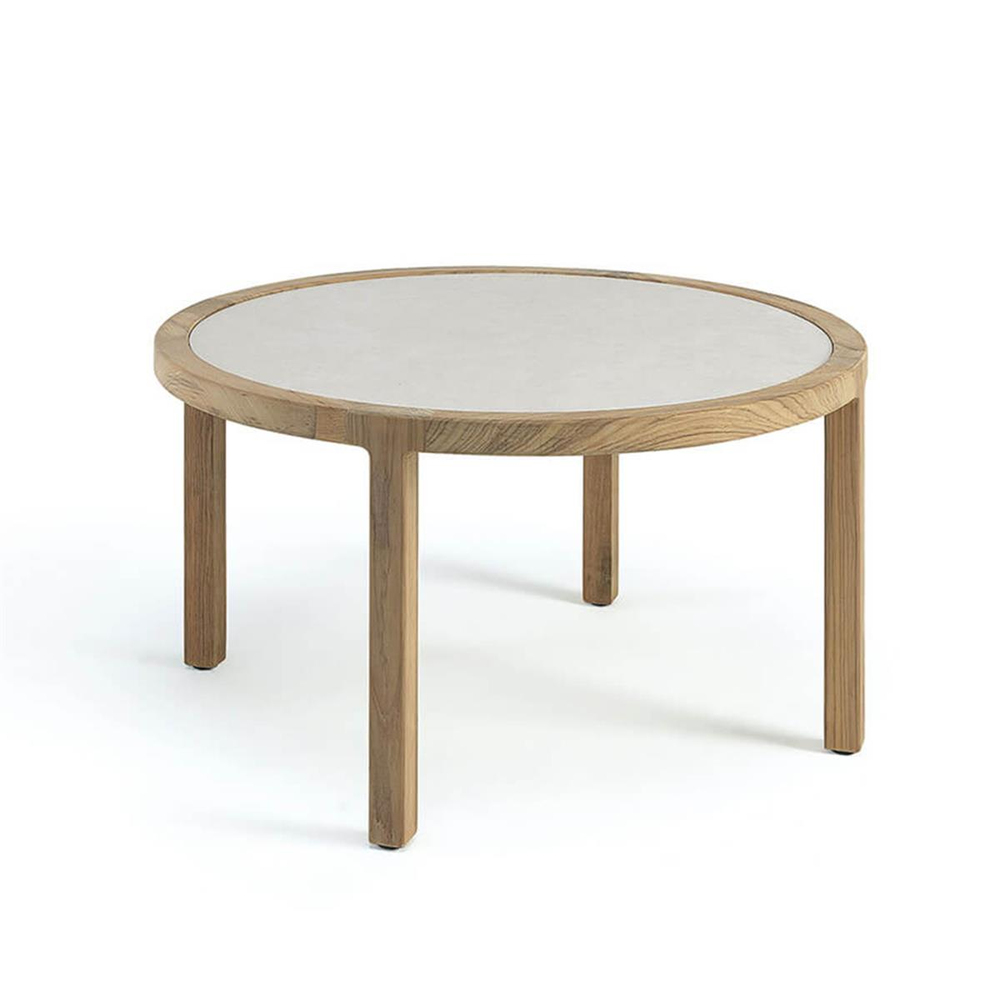 Grand Life Yüksek Orta Sehpa (77)-Pickled Teak-Sand
