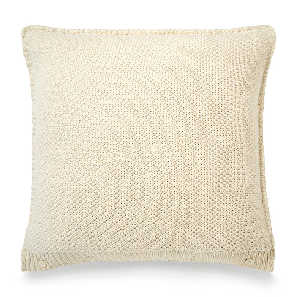 Ralph Lauren Home Highland Cream Kare Yastık Kılıfı