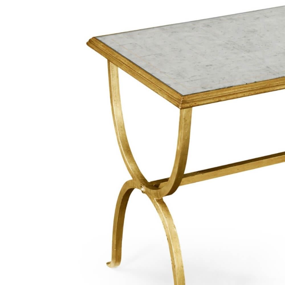 Jonathan Charles Luxe Eglomise Yan Sehpa