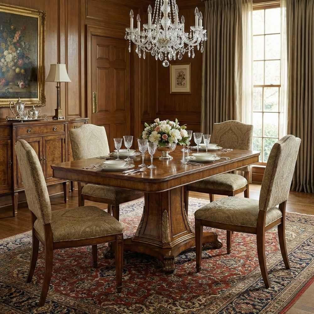 Jonathan Charles Windsor Walnut Yemek Masası
