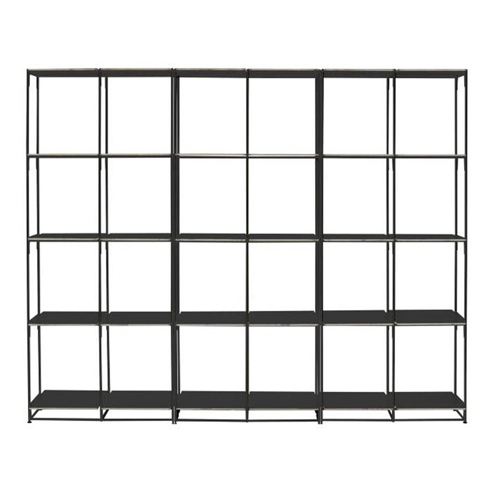 Ligne Roset La Bibliotheque Fil Black Üç Modül Raflı Ünite
