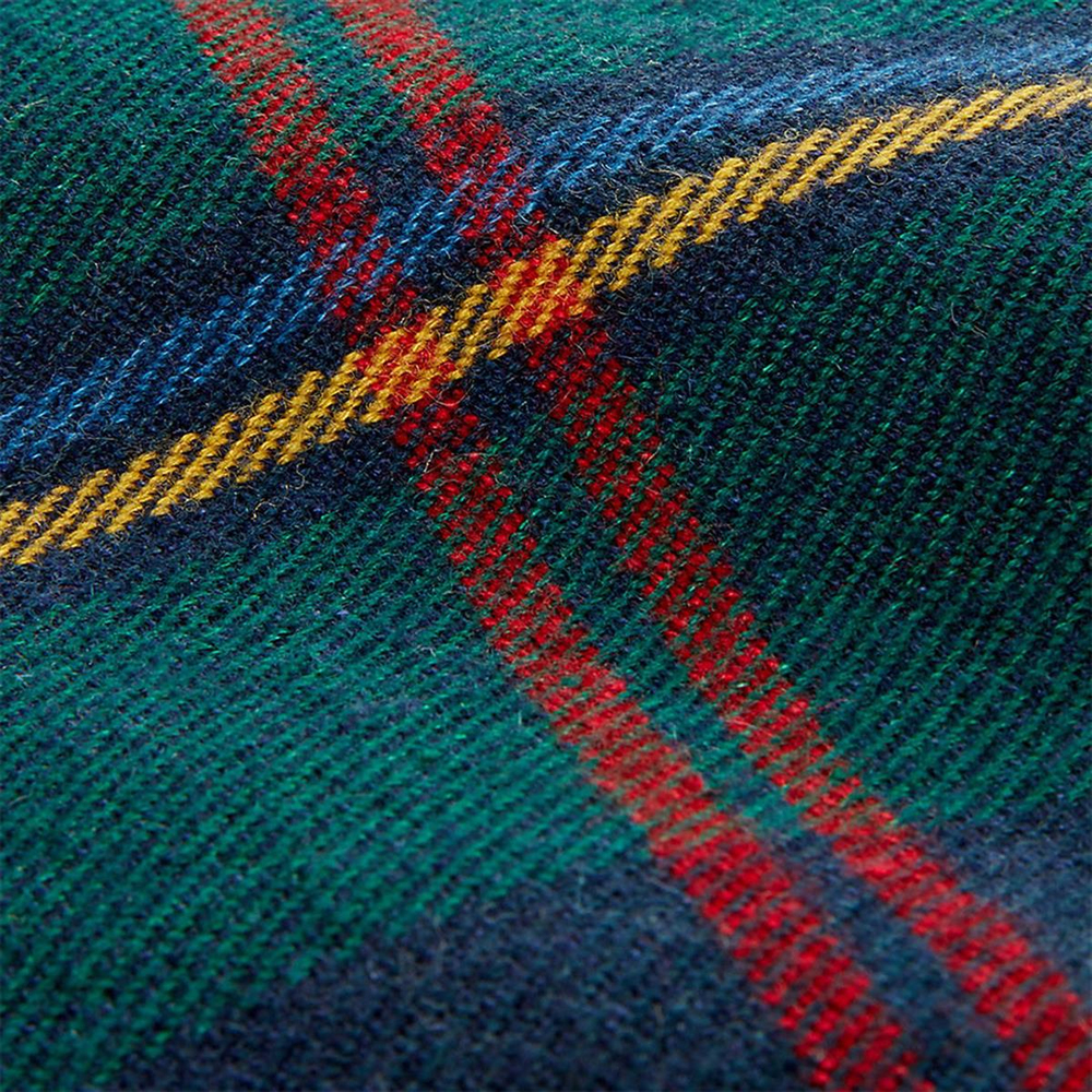 Ralph Lauren Langport Green Multi Throw Blanket