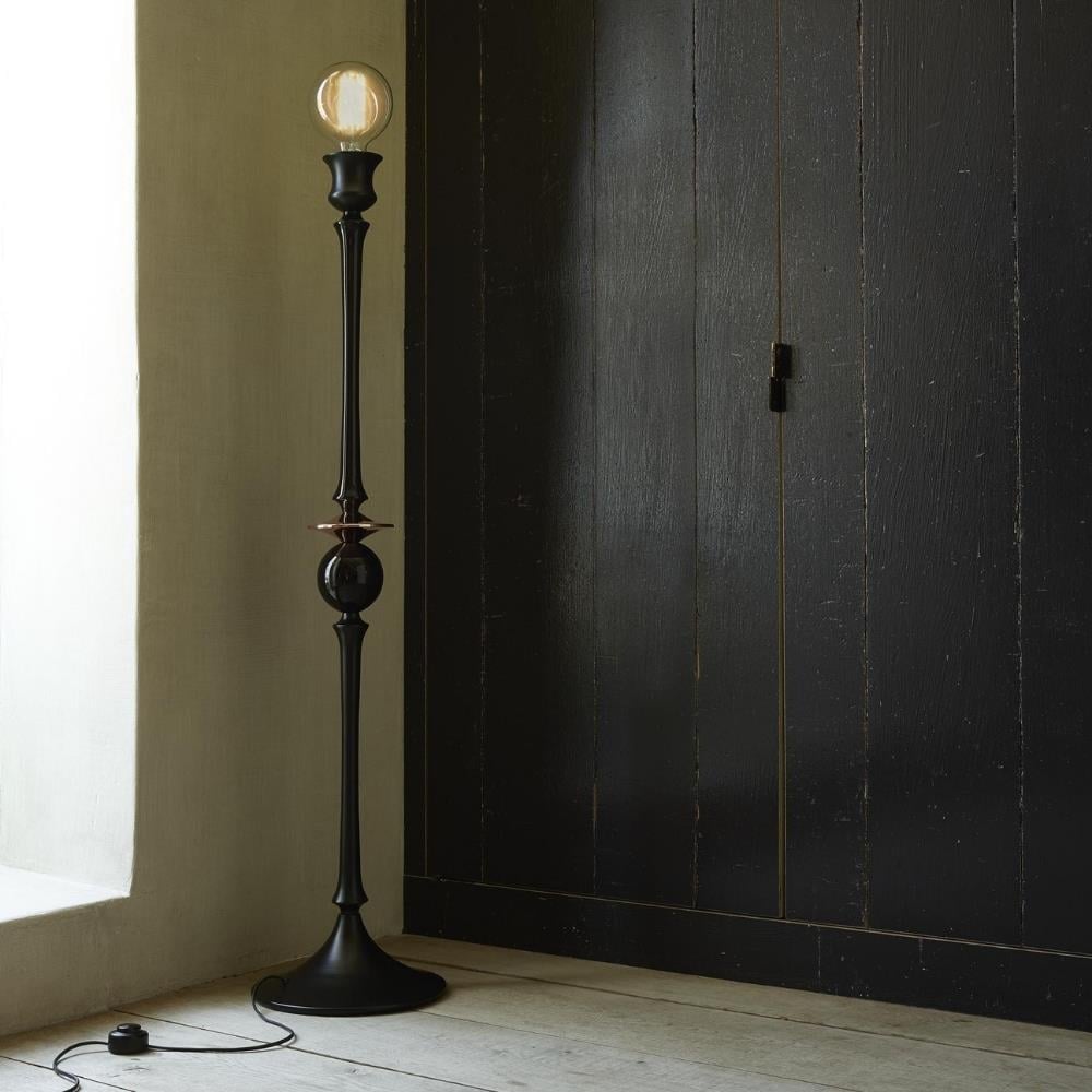 Ligne Roset Baroque Black Floor Lamp