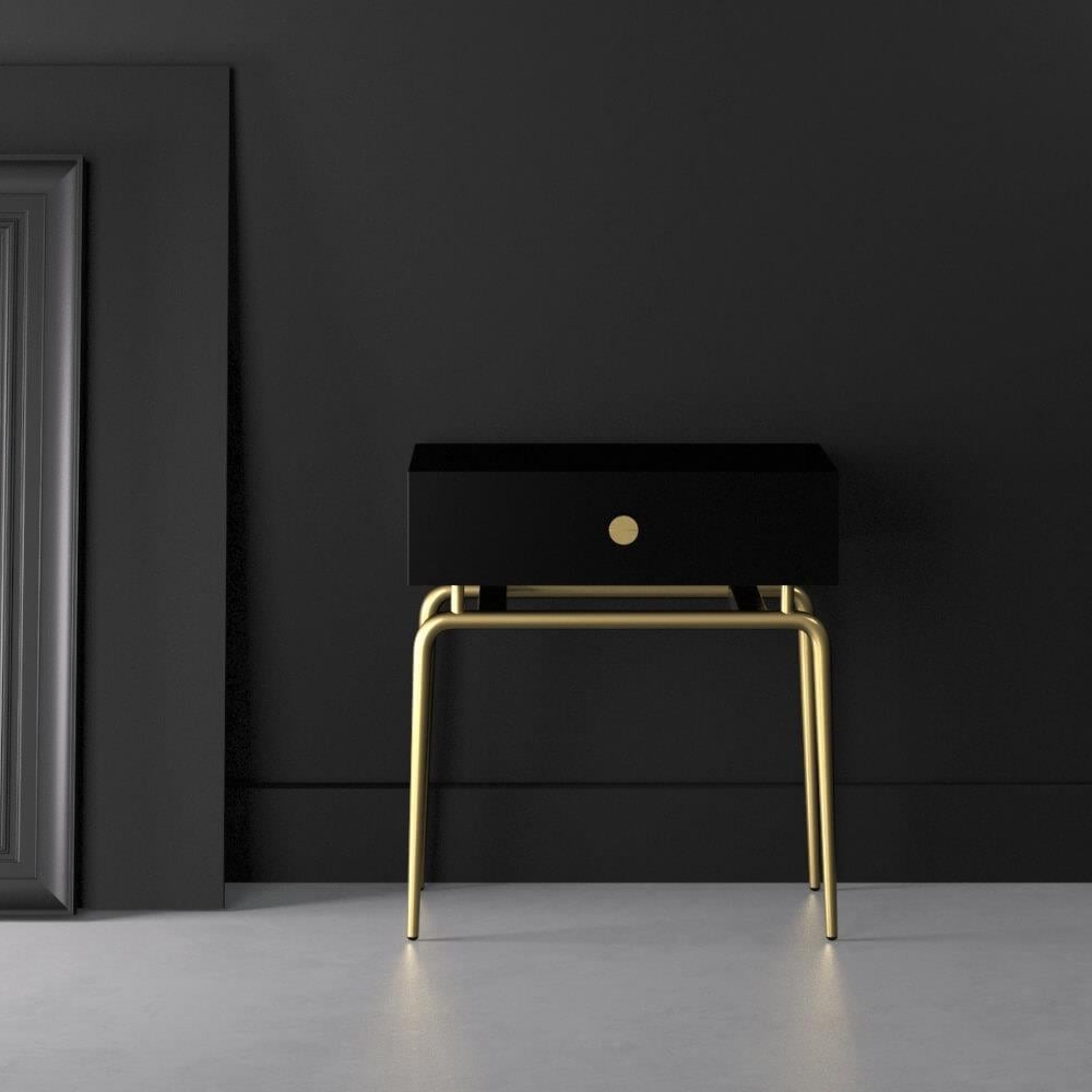 Ligne Roset Débourgeoisée Black Komodin