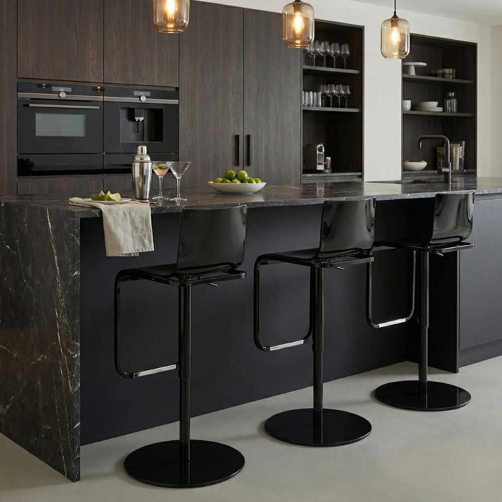 Ligne Roset Jolie Black Bar Stool