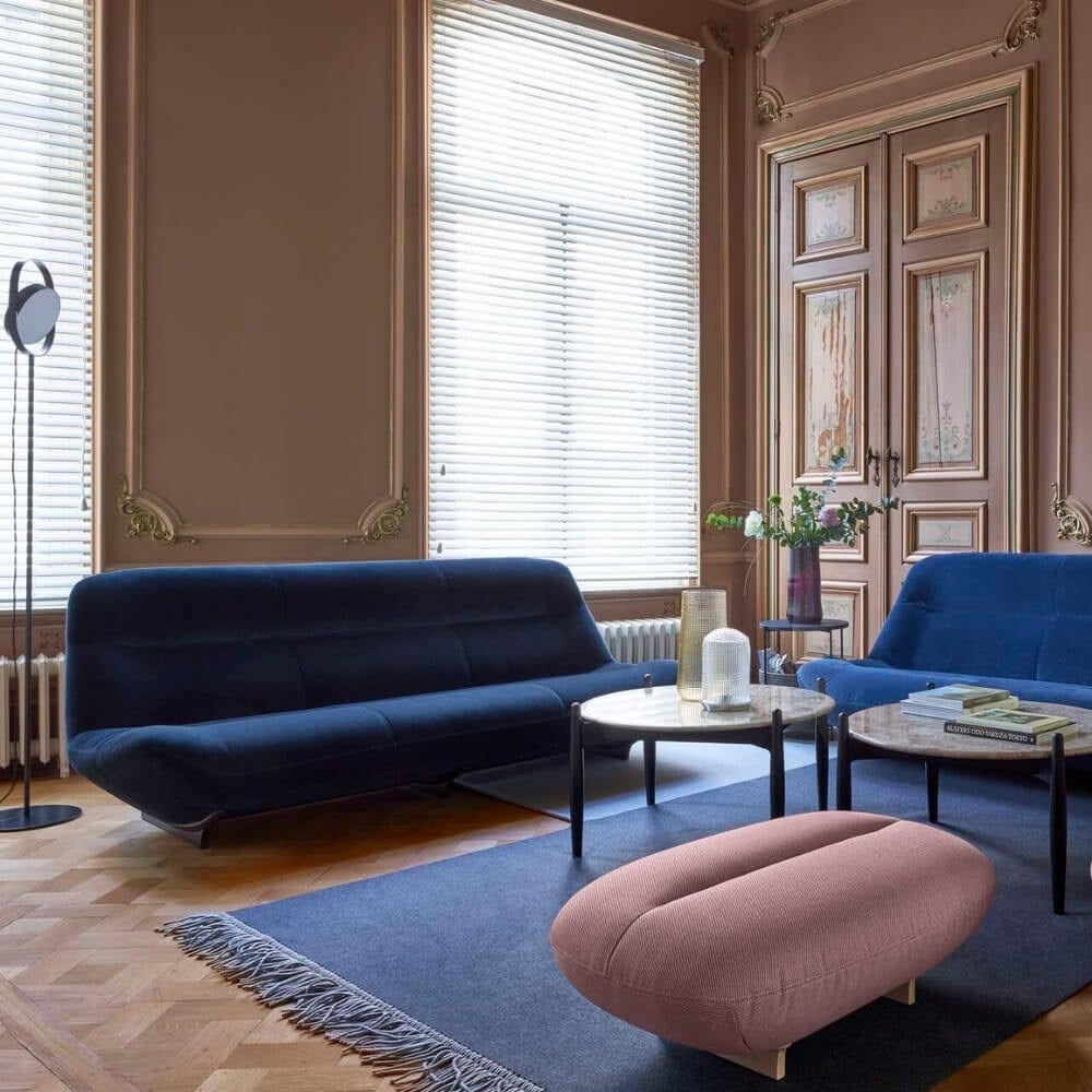 Ligne Roset Manarola Indiana Argile Üçlü Kanepe