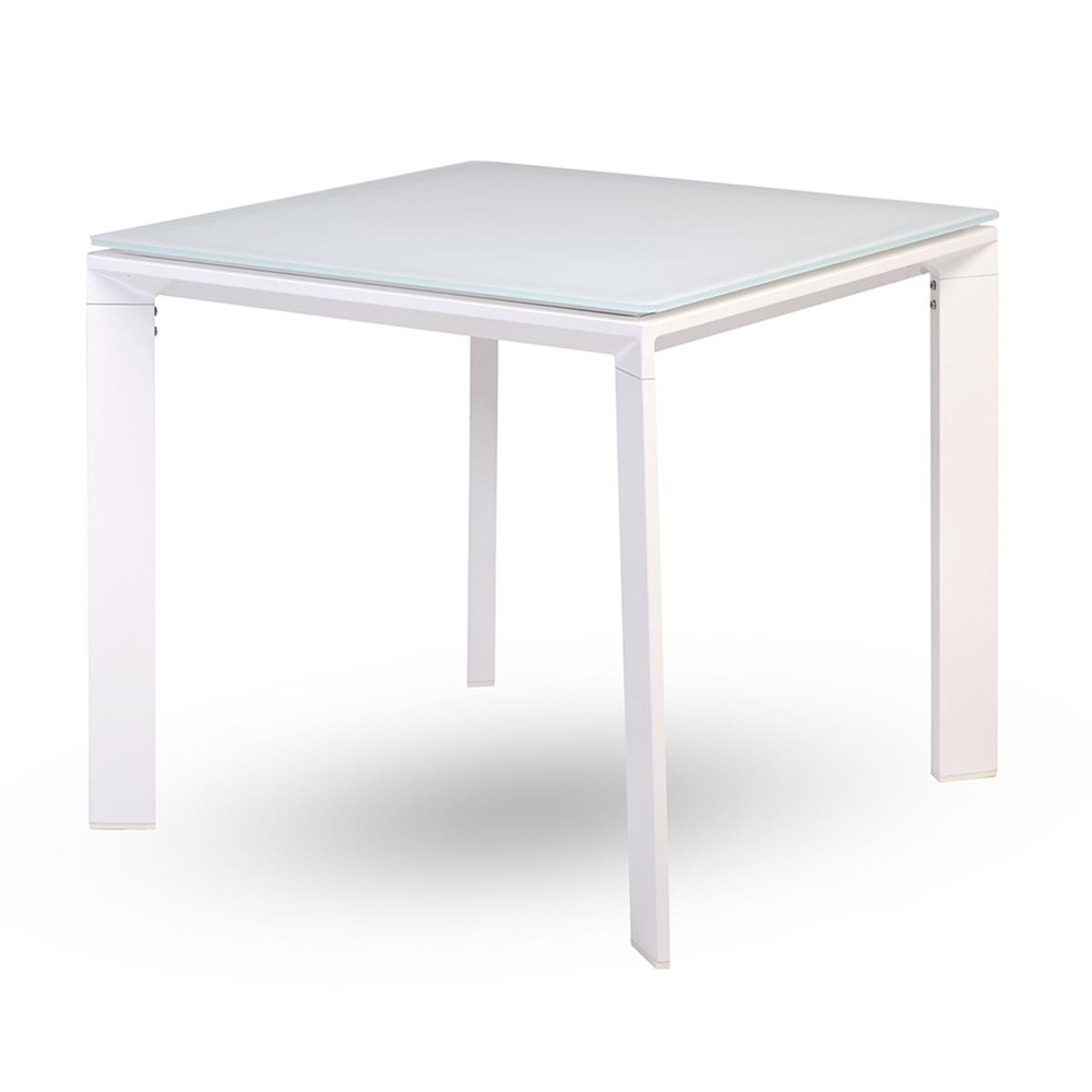 Purer Magic White Anti-Fingerprint Glass Table