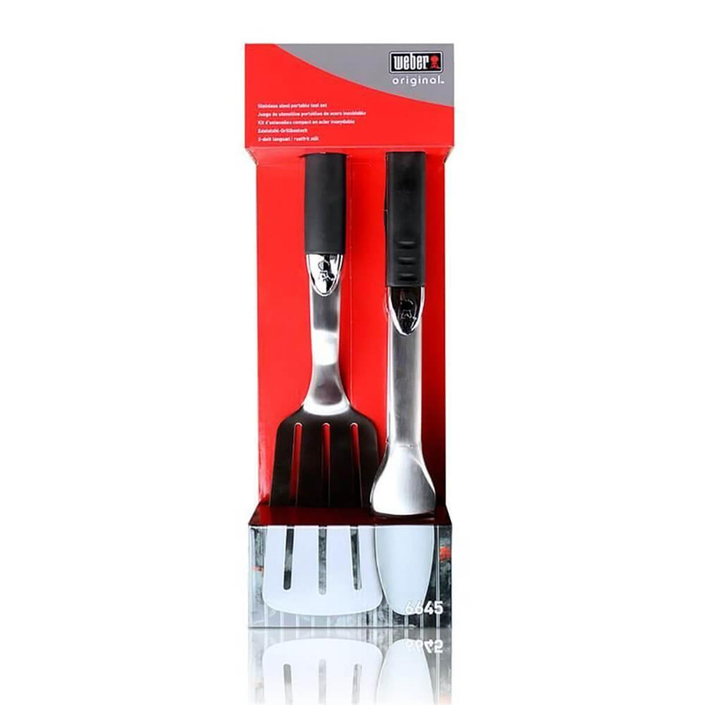 Weber Compact 2-Piece Grill Tool Set