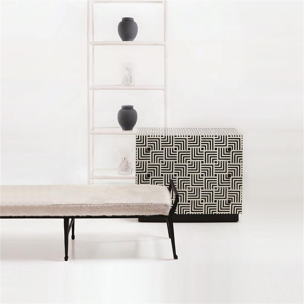 Bernhardt Mansfield Leather Bench