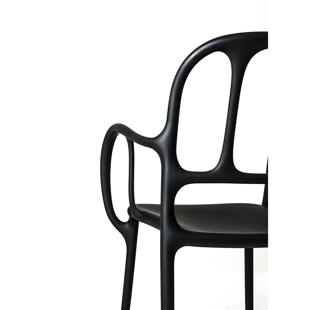 Magis Mila Black Bahçe Sandalyesi