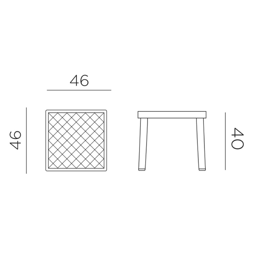 Nardi Rodi Caffe Side Table
