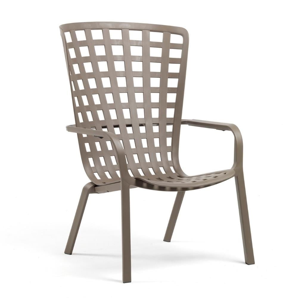 Nardi Folio Agave Armchair, Poggio Footstool & Step Table Set
