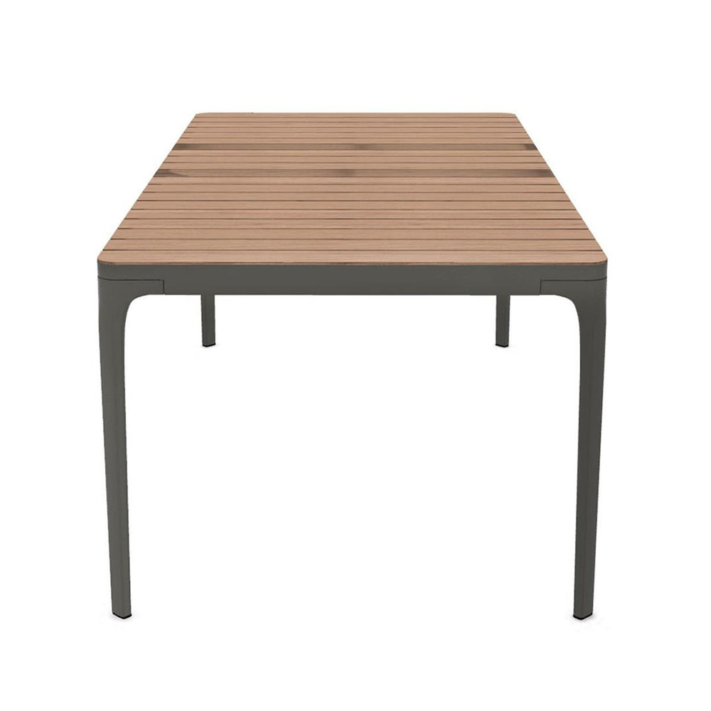 Ethimo Play Warm Grey Natural Teak Yemek Masası
