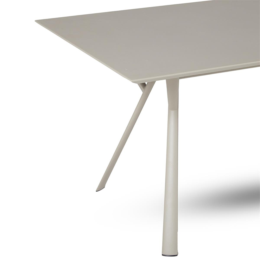 Fast Radice Pearly Gold Dining Table 150 cm