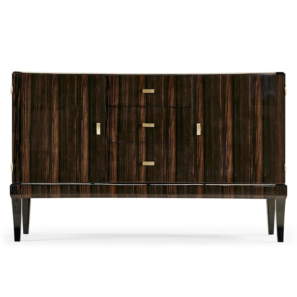 Jonathan Charles Rectangular Curved Art Deco Konsol