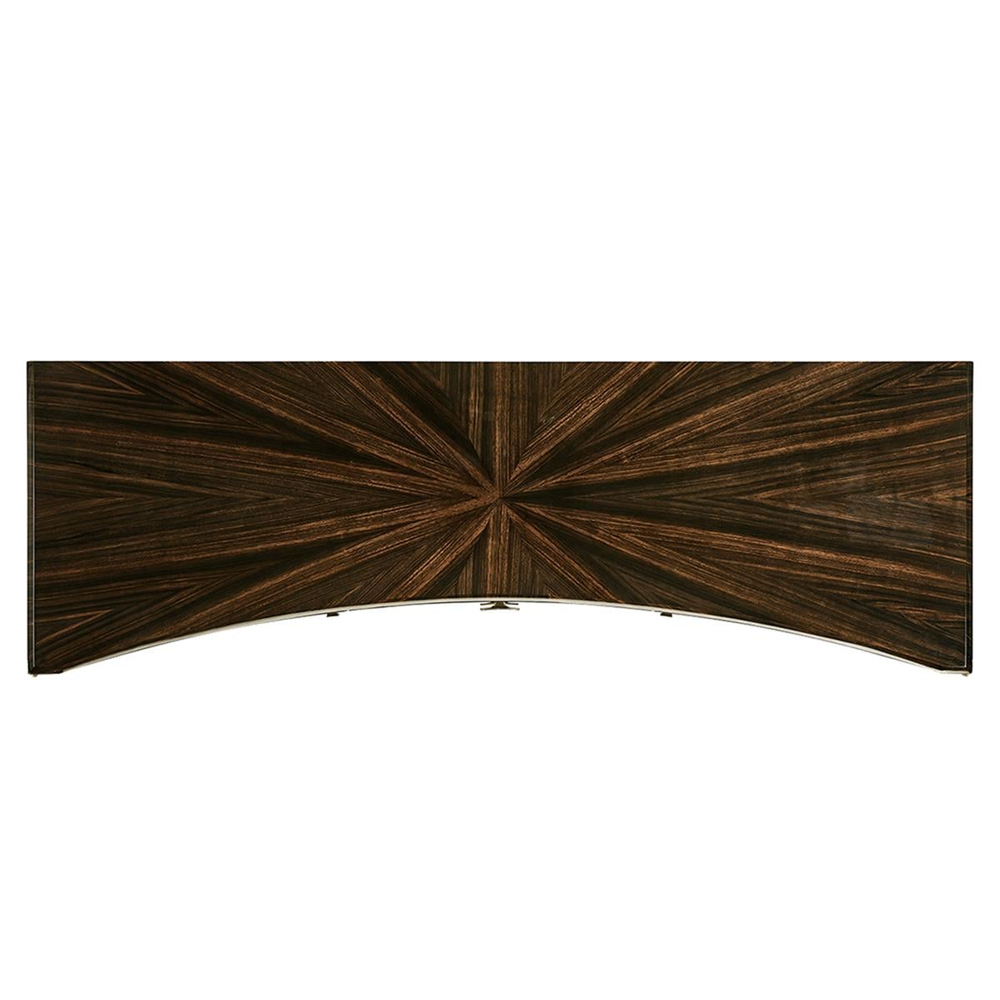 Jonathan Charles Rectangular Curved Art Deco Konsol
