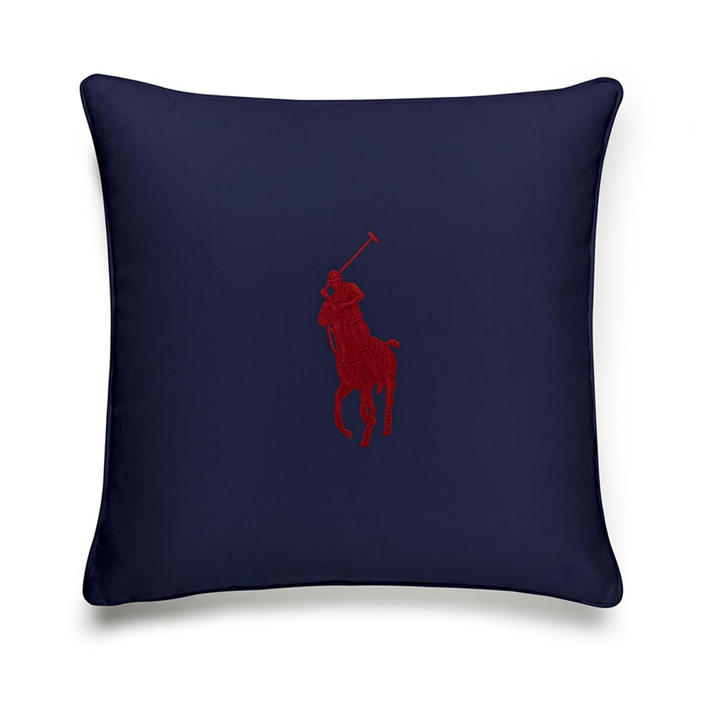 RL Pony Navy/Red Yastık Kılıfı  50x50 cm
