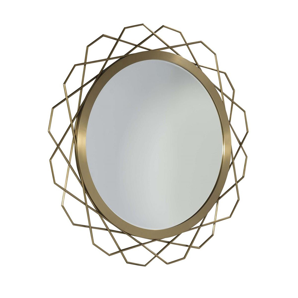 Fine Furniture Runway Bauble Round Metal Ayna
