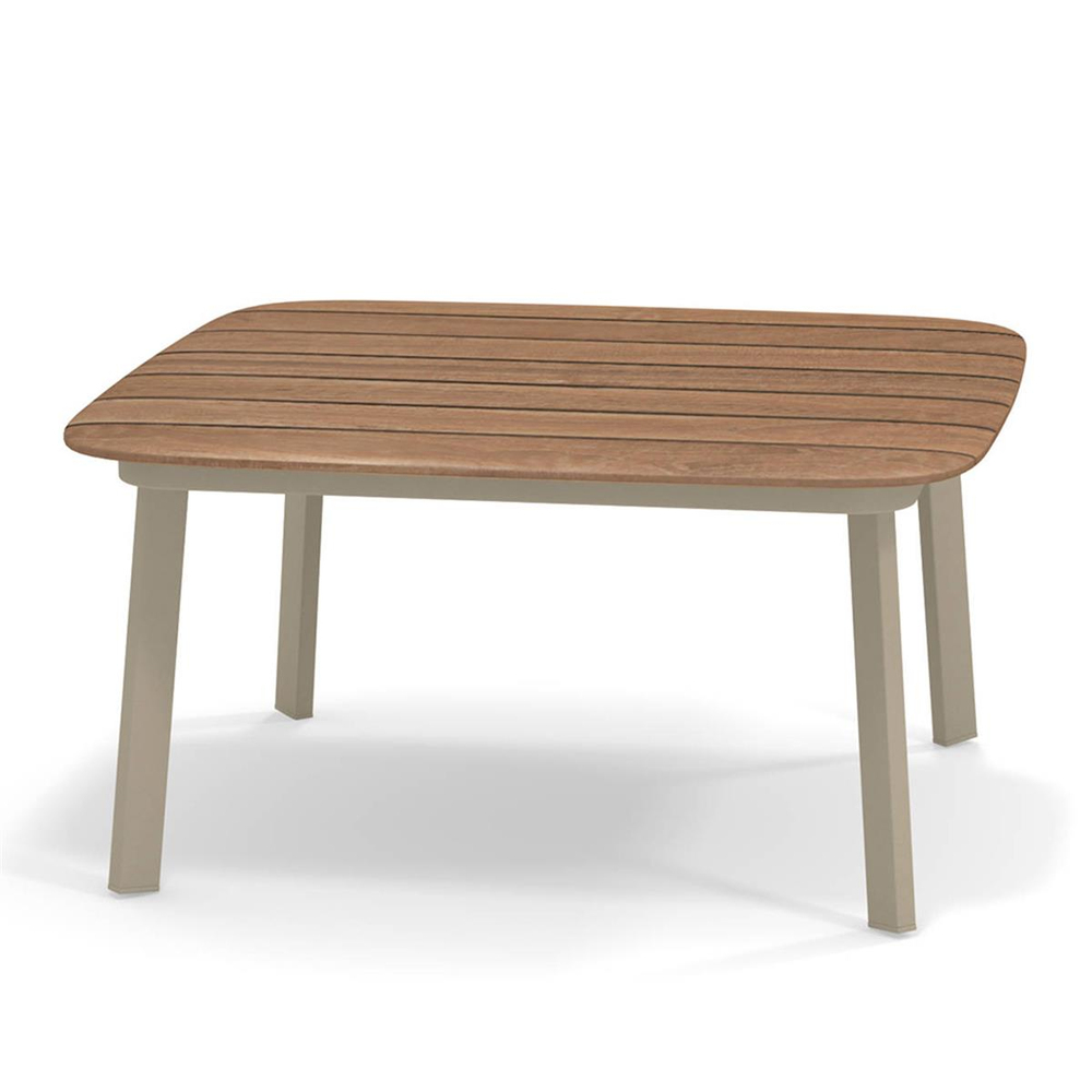 Emu Shine Taupe Teak Bahçe Orta Sehpası