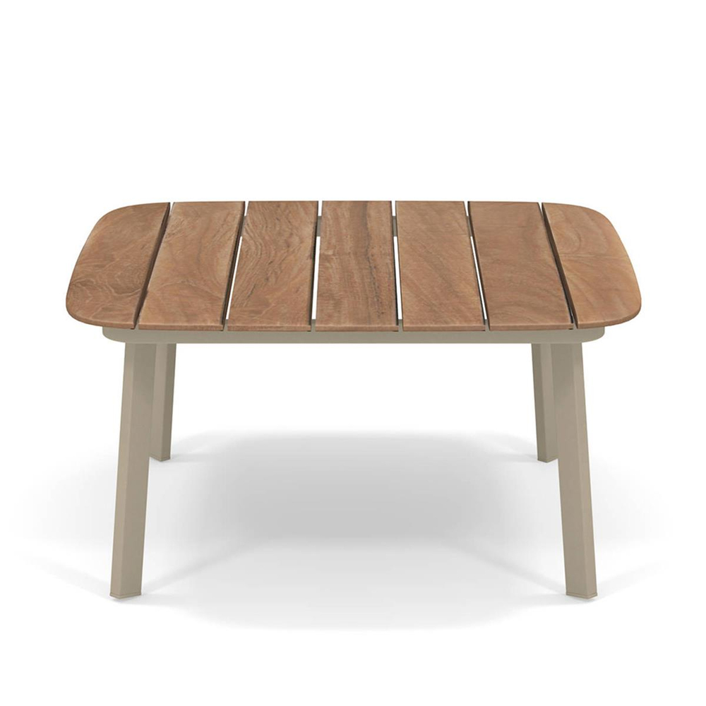 Emu Shine Taupe Teak Bahçe Orta Sehpası